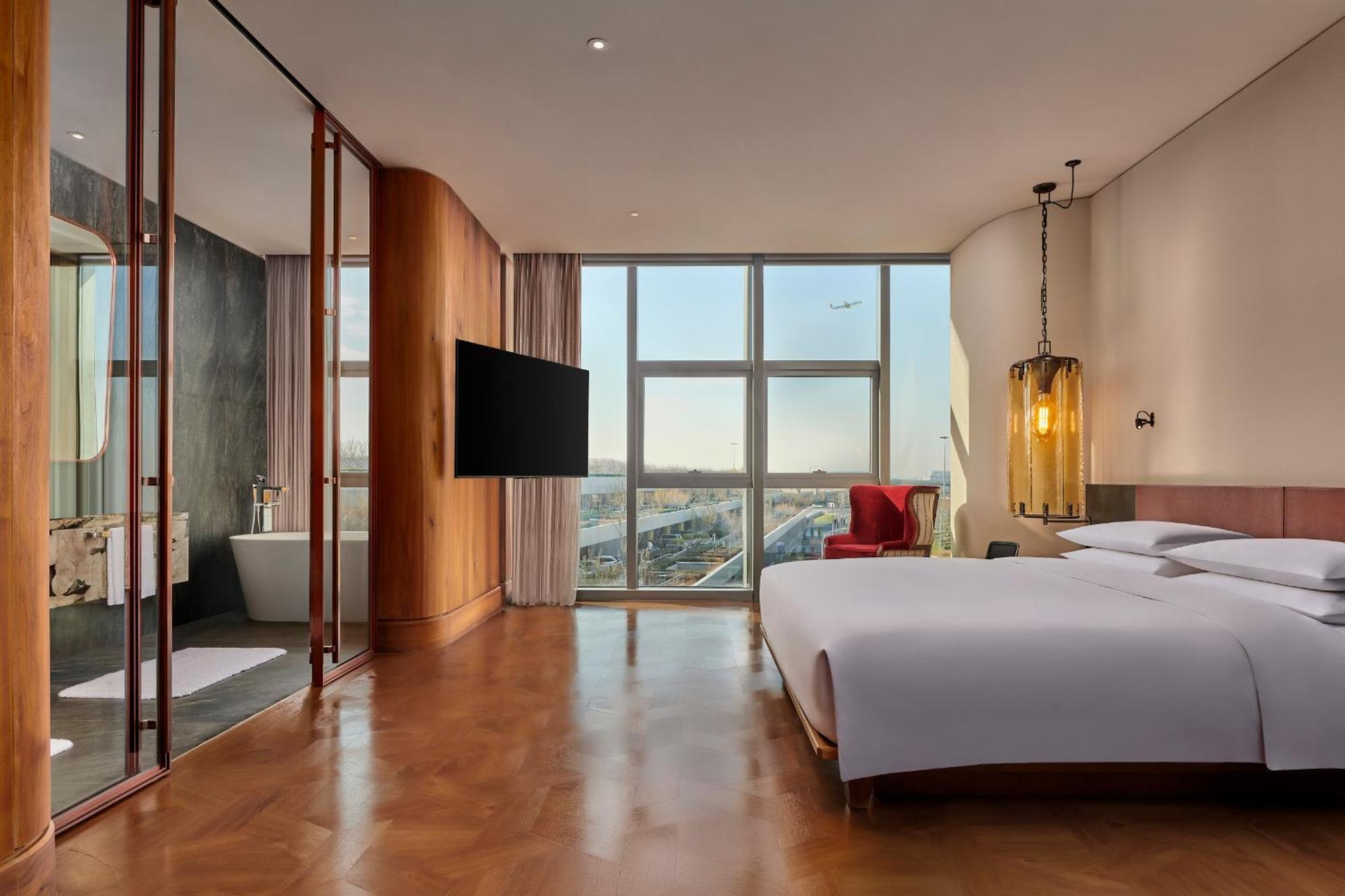 Hotel Mumian Beijing Daxing International Airport, Part Of Hyatt Esterno foto Deluxe Room
